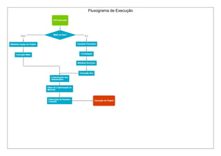 Fluxograma de Execução 
 