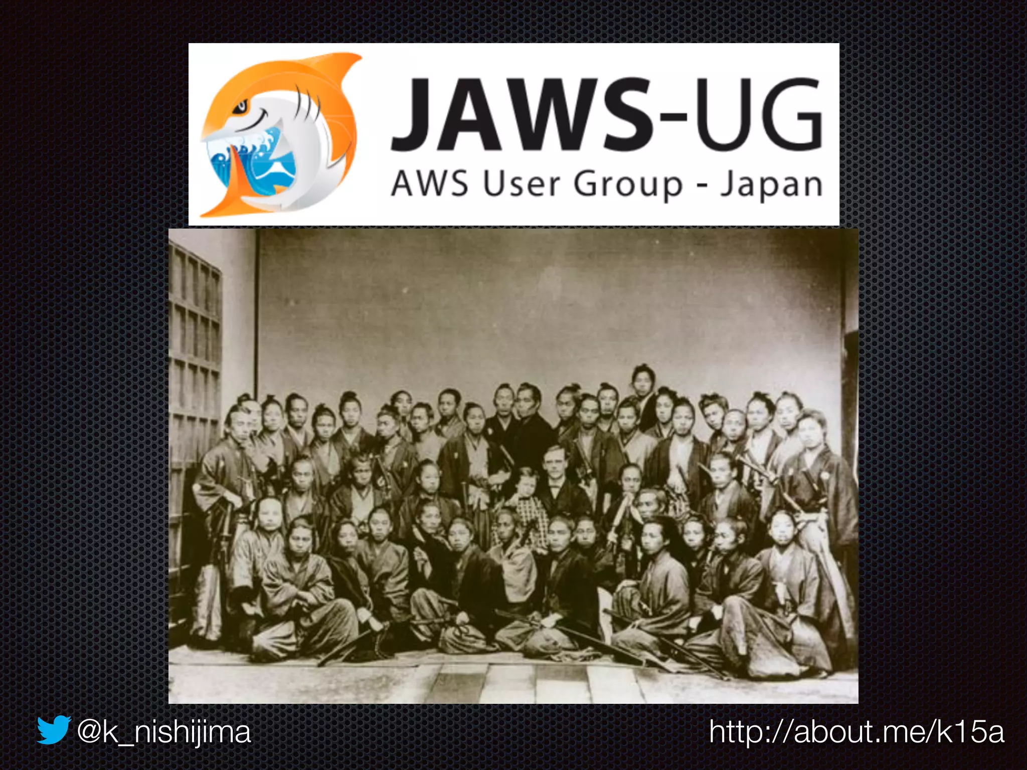 @k_nishijima http://about.me/k15a 
 