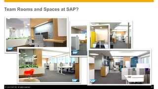 © 2012 SAP AG. All rights reserved. 37
Team Rooms and Spaces at SAP?
 