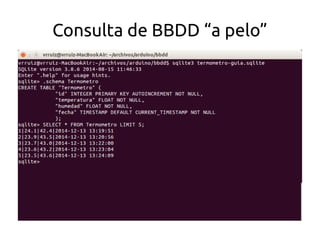Consulta de BBDD “a pelo” 
 
