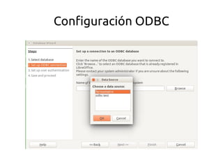 Configuración ODBC 
 