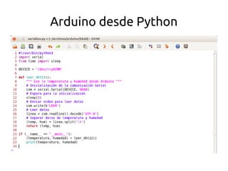 Arduino desde Python 
 