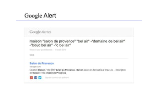 Google Alert
 