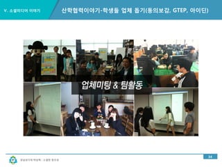 경남과기대 박상혁 : 소셜한 창조성
Ⅳ. 네트워크 중심성
29
당신은 얼마나 소셜한가?
연결 중심성(degree centrality)
•  마당발(hub)
•  많은 연결선을 가진 인물/조직

근접 중심성(closeness centrality)
•  중심자(center)
•  가장 중심에 두면 좋은 인물/조직

매개 중심성(betweeness centrality)
•  매개자(linker)
•  많이 거쳐가게 되는 인물/조직
약한 연결고리의 힘
 