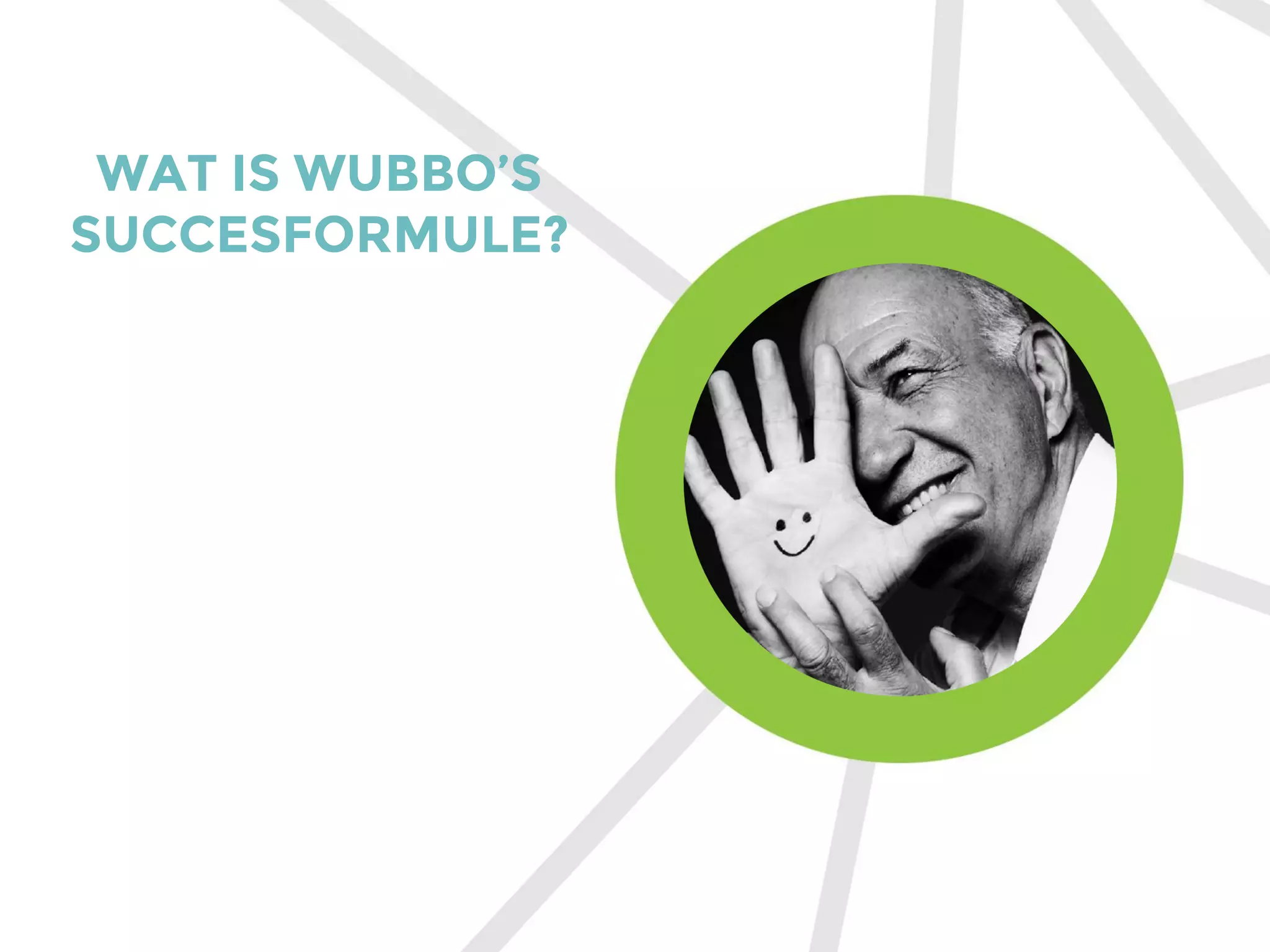 WAT IS WUBBO’S
SUCCESFORMULE?
 