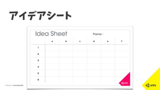 アイデアシート
 