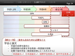 海外大学院留学説明会 東京大学