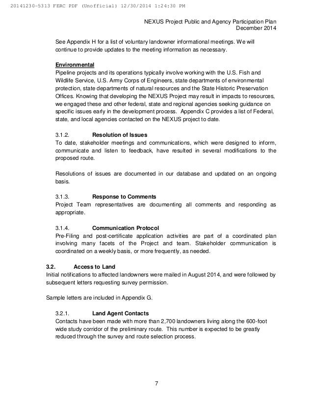 Letter To Natural Resource Agency Letter To Natural Resource Agency