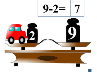 2 9
9-2= 7
 