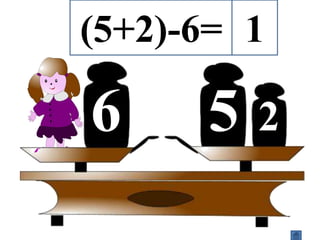 56 2
(5+2)-6= 1
 