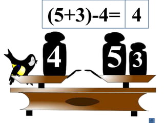 54 3
(5+3)-4= 4
 