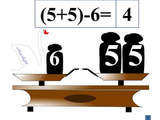556
(5+5)-6= 4
 