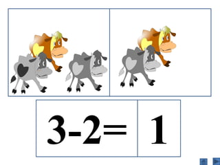 3-2= 1
 