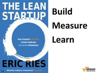 Build	
  
Measure	
  
Learn	
  

14

 