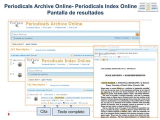 Periodicals Archive Online- Periodicals Index Online
Pantalla de resultados
Texto completoCita
 