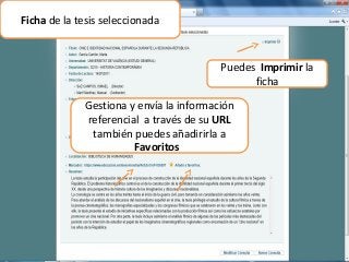 Ficha de la tesis seleccionada

Puedes Imprimir la
ficha
Gestiona y envía la información
referencial a través de su URL
también puedes añadirirla a
Favoritos

9

 