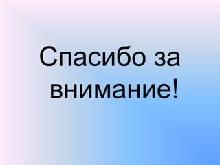 Спасибо за
внимание!
 