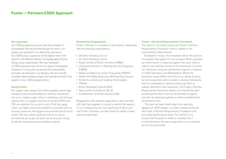 Cser Report Format 2014-2015 Foster+Partners CSER Report | PDF