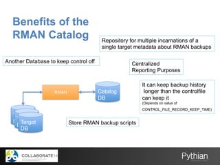 RMAN in 12c: The Next Generation (PPT)