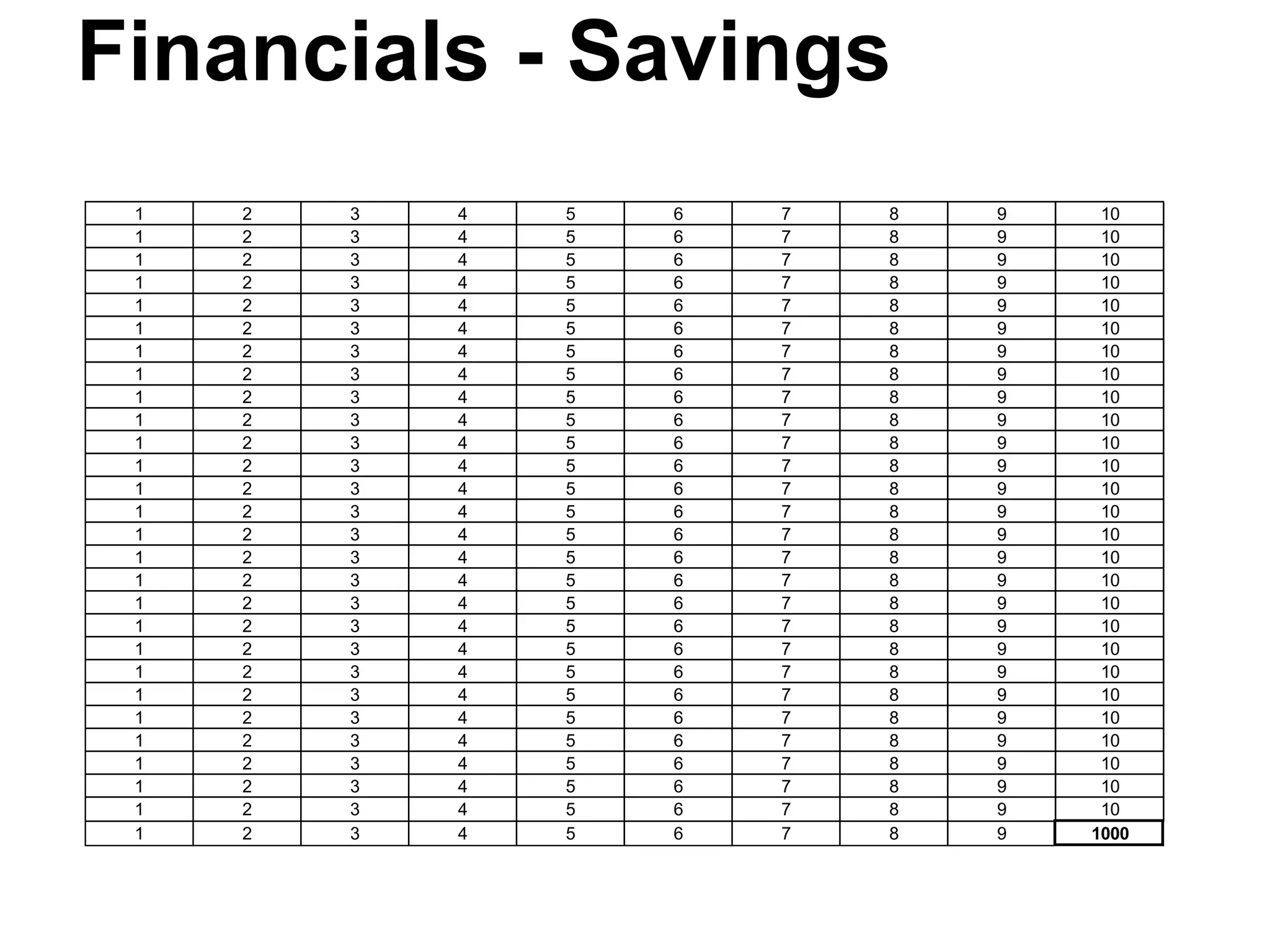 Financials - Savings
1 2 3 4 5 6 7 8 9 10
1 2 3 4 5 6 7 8 9 10
1 2 3 4 5 6 7 8 9 10
1 2 3 4 5 6 7 8 9 10
1 2 3 4 5 6 7 8 9 10
1 2 3 4 5 6 7 8 9 10
1 2 3 4 5 6 7 8 9 10
1 2 3 4 5 6 7 8 9 10
1 2 3 4 5 6 7 8 9 10
1 2 3 4 5 6 7 8 9 10
1 2 3 4 5 6 7 8 9 10
1 2 3 4 5 6 7 8 9 10
1 2 3 4 5 6 7 8 9 10
1 2 3 4 5 6 7 8 9 10
1 2 3 4 5 6 7 8 9 10
1 2 3 4 5 6 7 8 9 10
1 2 3 4 5 6 7 8 9 10
1 2 3 4 5 6 7 8 9 10
1 2 3 4 5 6 7 8 9 10
1 2 3 4 5 6 7 8 9 10
1 2 3 4 5 6 7 8 9 10
1 2 3 4 5 6 7 8 9 10
1 2 3 4 5 6 7 8 9 10
1 2 3 4 5 6 7 8 9 10
1 2 3 4 5 6 7 8 9 10
1 2 3 4 5 6 7 8 9 10
1 2 3 4 5 6 7 8 9 10
1 2 3 4 5 6 7 8 9 1000
 