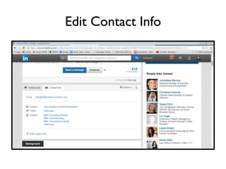 Edit Contact Info
 