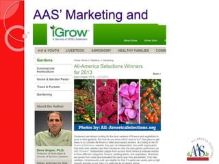AAS’ Marketing and 
Promotion 
 