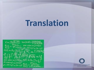 Translation 
 