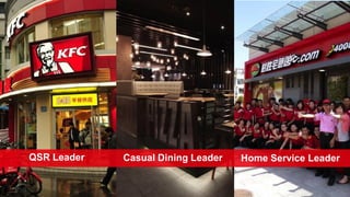 Casual Dining Leader Home Service LeaderQSR Leader
 