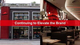 Continuing to Elevate the Brand
 