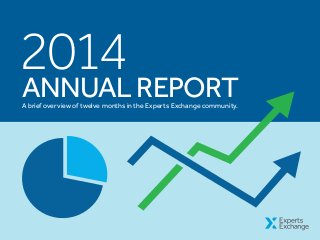 2014
ANNUAL REPORTA brief overview of twelve months in the Experts Exchange community.
 