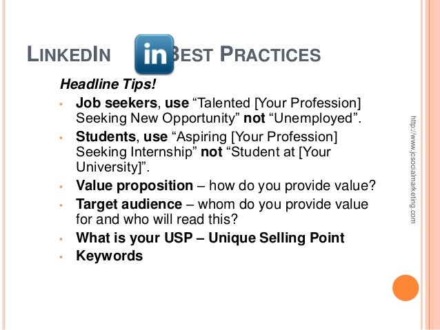 Using LinkedIn For Your Job Search