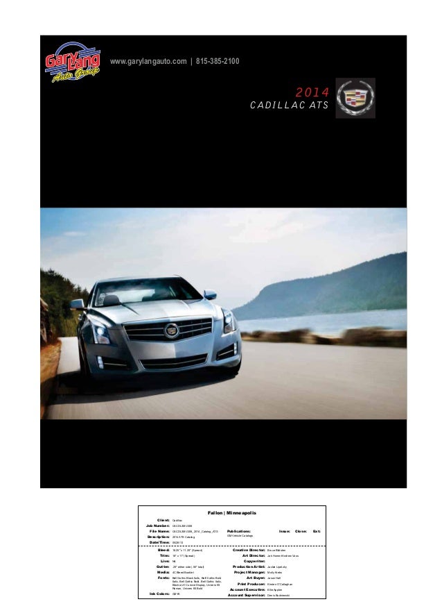 2014 Cadillac ATS Brochure