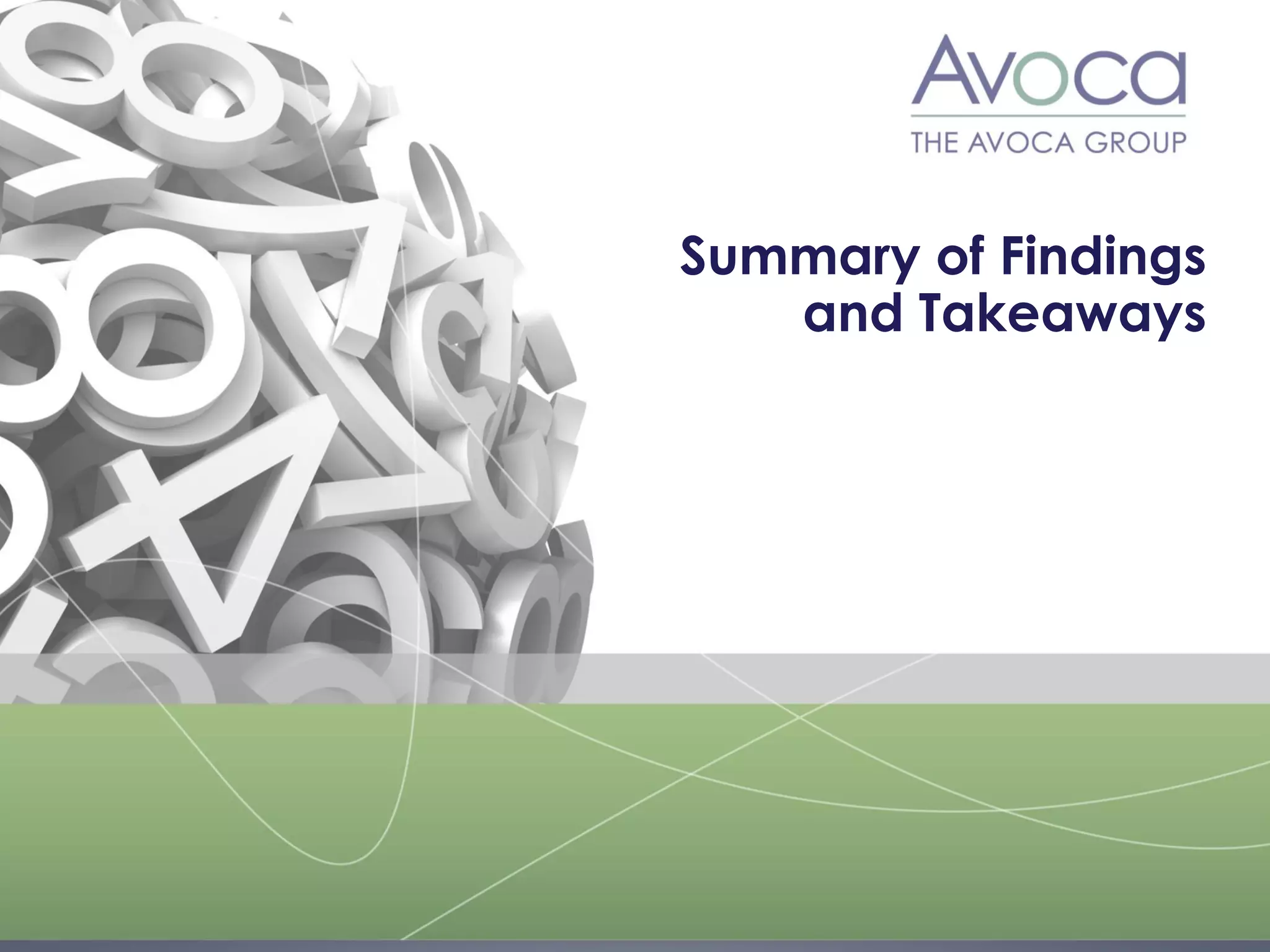 Summary of Findings and Takeaways  