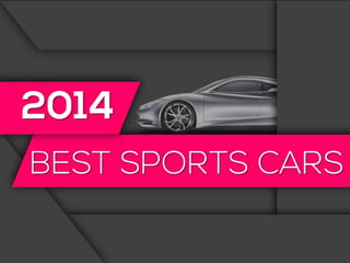 2014 Best Sports Cars