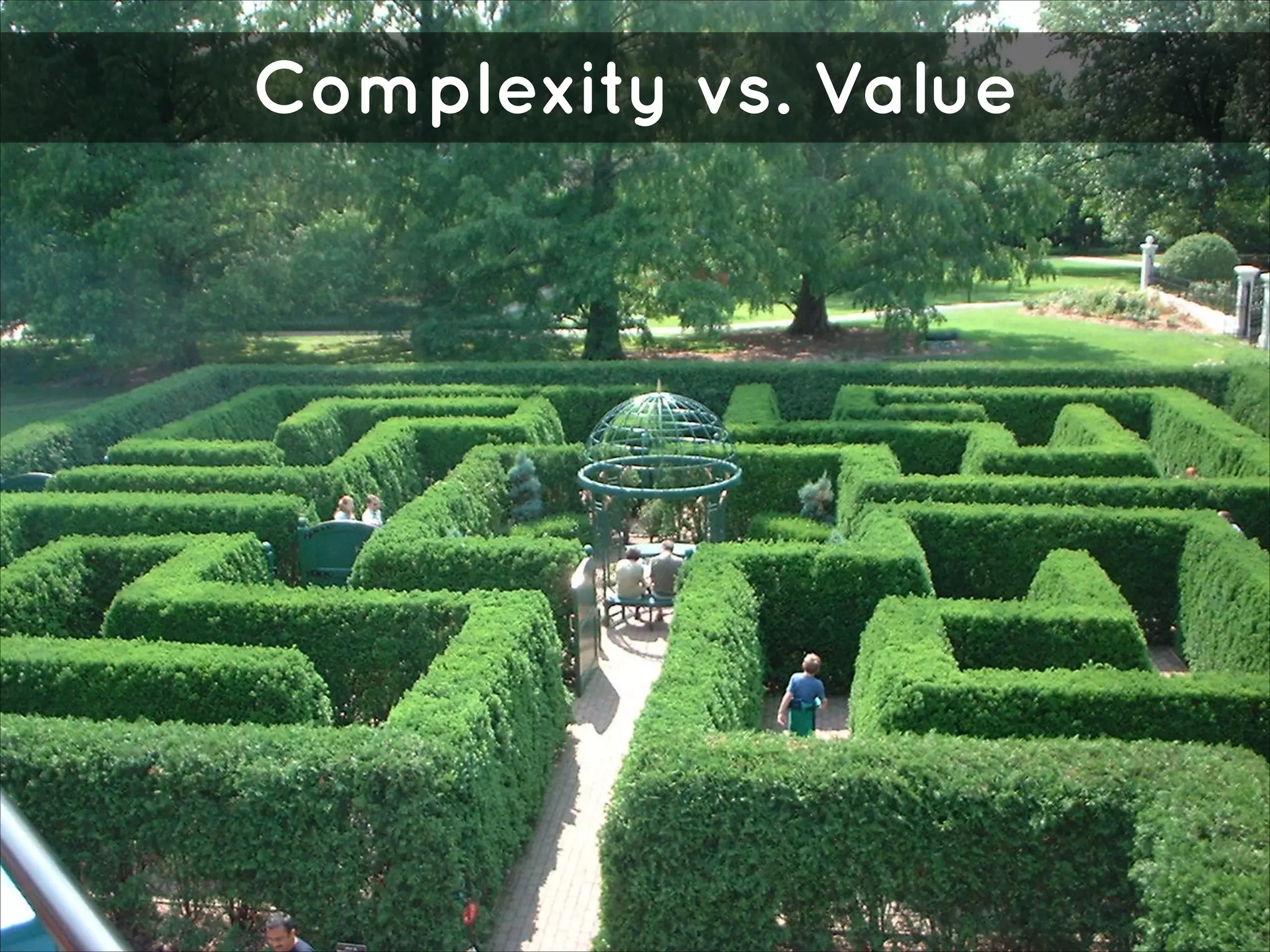 Complexity vs. Value

 