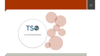 31
Live Orchestral Music
 