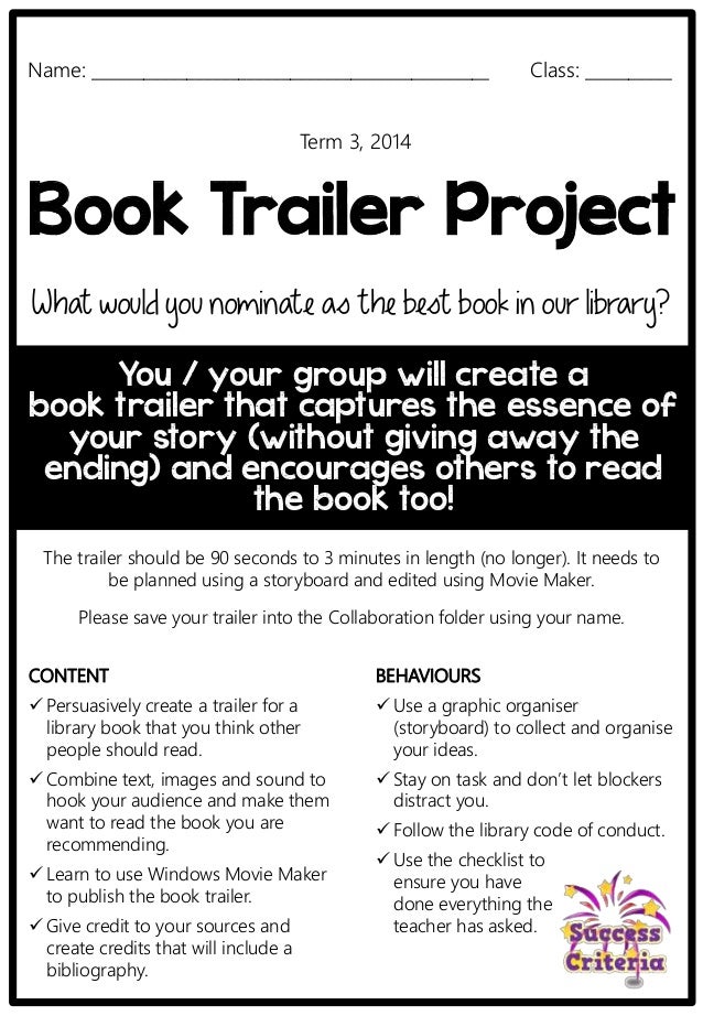 2014 book trailer project stage3 how to make a book trailer