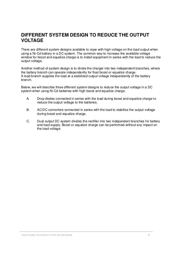 Boost and equalize charge with limited voltage window an Eltek Whi…