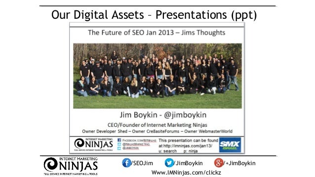 Content Strategy: Create & Promote Digital Assets by Jim Boykin #clickz Slide 33
