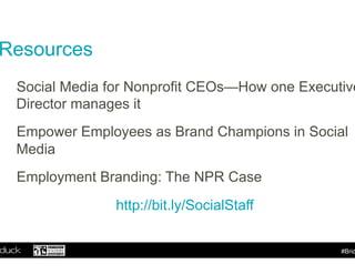 How to Empower Staff to be the Voice for your Organization Through Social Media