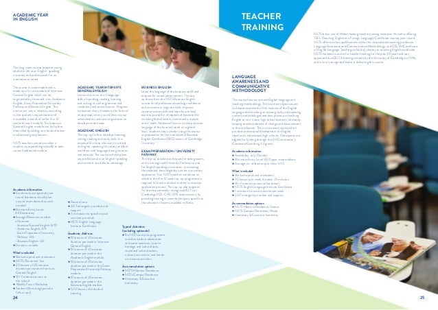 english year test cambridge 7 English Institute 2014 brochure NSTS courses Language english year test cambridge 7 English Institute 2014 brochure NSTS courses Language