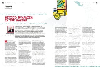 92 BrandZ™ Top 50 Most Valuable Latin American Brands 2014 93 
MEXICO 
Mexico: Dynamism 
in the Making 
Mexico is the second 
The times of the “Mexican Miracle” in the late last century are 
somewhat behind us, but conditions prevailing in our country reveal 
a certain dynamism heading towards significant improvements that 
will allow Mexico to achieve a better position in the international 
arena. Mexico develops in a region that is increasingly seeking to 
reinforce public finances and speed up structural reforms based 
upon recommendations from international organisations to confront 
the uncertainty that has been affecting their markets and increase 
their overall competitiveness: in this context, Mexico is considered a 
cutting-edge nation in fulfilling these recommendations. 
largest nation in its region 
with almost 120 million 
inhabitants and is considered a 
country with good macroeconomic 
management: controlled inflation, 
low unemployment, stable exchange 
rate, high reserves and a strong 
financial system. This is a country 
slightly focused on international trade 
where it actively participates through 
several organizations, free trade and 
economic cooperation agreements 
with nations beyond its region and 
including key partners such as the 
United States, the European Union, 
Israel and Japan. 
Mexico’s opening to international 
markets – a process that started in 
the late 80’s – has meant that its 
inhabitants are open to more and 
more brands from all over the world, 
making them more able to choose 
between complex value offers. This 
openness also represents a huge 
challenge to local supply, as some 
of the world’s most important 
international competitors have their 
eyes on Mexico because of the size of 
its market and its highly aspirational 
middle class. 
The two previous administrations 
– which marked the first time that 
the PRI party was not in power – 
made efforts to implement new 
economic policies in our country 
based on recommendations for 
competitiveness from organizations 
such as the International Monetary 
Fund and the OECD, among 
others. Mexico has tried to invest 
in industries such as electronics, 
manufacturing, the aerospace and car 
industries, and other strategic sectors 
with high international demand. The 
current administration, headed by 
President Enrique Peña Nieto from 
the PRI, has tried to give continuity to 
such policies, but some adjustments 
are needed in key industries if our 
country is to play a leading role in the 
international arena. 
GDP growth in Mexico has fallen 
short of expectations. This behavior 
may be the result of stagnation in 
productivity levels due to the lack of 
competitors, the lack of mechanisms 
to ensure the fulfillment of contracts 
and excessive bureaucracy deriving 
from generalized informal trade. 
In order to fight this, Peña Nieto’s 
administration has backed important 
reforms to the constitution in tax, 
labor, energy and telecommunications 
matters. The approval of these recent 
structural reforms, particularly in 
the energy and telecommunications 
sectors, generated a positive attitude 
in the markets. According to the 
World Bank, they are expected to lead 
to an increase in the potential growth 
of our country of between 3% and 
4%, producing substantial benefits 
in the short term that will favor a 
more dynamic 2015 and trigger 
public and private investment. Private 
investment, particularly in the energy 
sector, could boost economic growth 
BrandZ™ Top 50 Most Valuable Latin American Brands 2014 
Local Market Overview 
in the short run, although an increase 
in productivity will probably take 
some years to be noticeable. 
The Mexican government is backing, 
together with constitutional reforms, 
education and health initiatives, 
specific actions to fight obesity. These 
include steps such as regulations 
regarding the times in which brands 
are allowed to advertise products 
with “high calorific content” on TV 
– the communication channel par 
excellence in our country – and laws 
to control the naming and labeling 
of food products. Such adjustments 
have lead to significant changes for 
the brands, as they are forced to 
explore communication channels 
other than TV to reach their target 
audiences. For TV broadcasters, 
which include some of the most 
valuable brands in the country, these 
significant adjustments pose a 
challenge because they dramatically 
impact their potential cash flows 
from huge advertisers. 
In this evolving media context, digital 
and mobile may become increasingly 
handy for marketers. According to 
data from a Kantar sister agency, 
Lightspeed Research, total internet 
users in the country account for 42% 
of the population (roughly surpassing 
the 50 million mark), and there is 
a strong social media base (45% of 
consumers are active social media 
users). With less time to spend on 
everyday activities and the desire to 
have more free time for themselves, 
consumers in Mexico have been 
increasingly adopting mobile as a 
way of life. While its main use still 
remains heavily linked to social and 
entertainment, more and more, 
brand and consumers are looking for 
other uses for it (10% of people use 
it for banking and 39% have actually 
purchased through their mobile 
phones). Brands should aim to take 
advantage of this trend, making 
mobile and digital channels that 
create meaningful impact for their 
customers. 
President Peña Nieto’s administration 
will focus on secondary laws and 
will strive to show progress in their 
implementation prior to midterm 
elections in July 2015. An important 
focus, both for the government and 
the civil society, will be on efforts 
to restrain the spiraling drug-related 
violence – a huge challenge 
that has even affected the ability 
of local governments to operate 
normally in certain states where 
the federal government is currently 
concentrating efforts. 
Consumers are a completely 
different race in Mexico. Influenced 
by a rich supply as a result of the 
market being open to the exterior, 
but being somewhat restrained by 
internal factors, Mexican citizens are 
looking for affordable options with 
straightforward brand promises which 
allow them to “maintain appearances” 
among the people around them. 
Mexico is a “hinge” country: trapped 
between two cultural continuum, 
America and Latin America, and this 
situation creates a consumer who 
struggles between innovation and 
tradition, where the brands that 
have been “always around” are their 
favorite, and where increasing – but 
not exactly radical – innovation is the 
rule of thumb. 
The most valuable brands in 
the country are those with an 
incomparable heritage: those brands 
in many cases have divided time 
into ‘before and after’ their creation. 
These brands concentrate significant 
market shares in the country and 
have tried to build associations 
related to “belonging”, aiming at 
being portrayed as a part of the 
consumer’s closest tribe. The brands 
in our ranking are real titans which 
have survived through economic 
turmoil and managed to adapt to the 
contrasting conditions in our country: 
our bureaucratic system, a significant 
informal sector, a little sophisticated 
but demanding and social consumer, 
and a changing legal environment. 
We foresee 2015 as a dynamic 
year for the country, a year when 
important structural adjustments 
that international markets required 
from Mexico will be reflected on the 
market. Progress? Perhaps, but it will 
depend on political determination and 
its application by the main brands. 
In a competitive environment where 
rules are about to change and there 
is legal determination to create a 
consumer with better awareness, 
brands will require renewed efforts 
and strategic adjustments if they 
want to profit from the dynamics 
of the market: an important pool 
of consumers increasingly eager to 
purchase. 
FERNANDO ÁLVAREZ KURI 
Vice President 
Millward Brown Vermeer 
Fernando.Alvarez@millwardbrown.com 
 