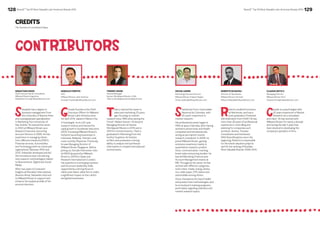 128 BrandZ™ Top 50 Most Valuable Latin American Brands 2014 
BrandZ™ Top 50 Most Valuable Latin American Brands 2014 129 
CREDITS 
The Secrets of Local Brand Value 
CONTRIBUTORS 
Thierry started his career in 
sales and marketing 23 years 
ago, focusing on market 
research since 1994 after joining the 
French Nielsen branch. He became 
Managing Director at Kantar 
Worldpanel Mexico in 2010 and in 
2011 for Central America. Thierry 
graduated in Marketing from the 
Institut Supérieur de Gestion 
at Paris and possesses a strong 
ability to analyze and synthesize 
information in complex international 
environments. 
Sebastián has a degree in 
business management from 
the University of Buenos Aires 
and a postgraduate specialization 
in Marketing from University of 
San Andrés. He started his career 
in 2002 at Millward Brown as a 
Research Executive, becoming 
Account Director in 2006. He has 
experience in managing clients 
from different industries (FMCG, 
Financial services, Automobiles 
and Technology) both at a local and 
regional level. Between 2010 and 
2012, Sebastián developed and led 
the Innovations area, introducing 
new research methodologies related 
to Neuroscience, Digital and Social 
Media. 
After two years in Consumer 
Insights at Mondelez International 
(Buenos Aires), Sebastián returned 
to Millward Brown to support and 
enhance the analytical skills of the 
account directors. 
THIERRY HEUDE 
General Manager 
Kantar Worldpanel Mexico-CAM 
Thierry.Heude@kantarworldpanel.com 
SEBASTIAN CORZO 
Client Service Senior Consultant 
Millward Brown Argentina 
Sebastian.Corzo@millwardbrown.com 
GONZALO FUENTES 
CEO 
Millward Brown Latin America 
Gonzalo.Fuentes@millwardbrown.com 
Gonzalo Fuentes is the Chief 
Executive Officer for Millward 
Brown Latin America since 
1st April 2014, based in México City. 
A Sociologist, he is a 20-year 
research veteran and has led the 
rapid growth in Southeast Asia since 
2005, increasing Millward Brown´s 
footprint launching businesses in 
Indonesia, Malaysia, Vietnam, and, 
most recently, Myanmar. Previously, 
he was Managing Director of 
Millward Brown Singapore. Before 
joining us, Gonzalo held senior roles 
at ERGO (acquired by Millward 
Brown in 2000) in Spain and 
Research International in London. 
His experience in emerging markets 
and his proven leadership skills, 
supported by a strong focus on 
clients and talent, allow him to make 
a significant impact on the LatAm 
and global businesses. 
OSCAR LADINO 
Marketing Sciences Director 
Millward Brown Andean Region 
Oscar.Ladino@millwardbrown.com 
Statistician from Universidad 
Nacional de Colombia, with 
20 years’ experience in 
market research. 
His professional career began in 
1994 at Ipsos Colombia, after having 
worked in phone book and Health 
companies and simultaneously 
acting as permanent market 
research consultant. In 2006, he 
joined Millward Brown, gaining 
extensive experience mainly in 
quantitative research, product 
tests, communication, tracking, 
brand value and pricing studies. He 
has led Marketing Sciences and 
Account Management teams at 
MB. Throughout his career, he has 
worked with different categories, 
such a beer, media, energy drinks, 
rice, toilet paper, CPG, banks and 
automobiles among others. 
Oscar champions the brand health 
and product test methodologies, and 
he is involved in training programs, 
particularly regarding statistics and 
market research topics. 
ROBERTO DE NAPOLI 
Director of Operations 
Millward Brown Vermeer 
Roberto.Napoli@millwardbrown.com 
Roberto studied Economics 
at Mackenzie, and has a 
post-graduate in Financial 
Administration from FAAP. He has 
more than 28 years of professional 
experience in controlling and 
planning for companies such 
as Inbrac, Ibrame, Trevisan 
Consultants and Interbrand. 
With BrandAnalytics since the 
beginning, Roberto is responsible 
for the brand valuation projects 
and for the ranking of Brazilian 
Most Valuable Brands: 2006-2014. 
CLAUDIO ORTIZ C. 
Managing Director 
Millward Brown Perú 
Claudio.Ortiz@millwardbrown.com 
Claudio is a psychologist with 
20 years experience in Market 
Research as a consultant 
and client. He has worked with 
Millward Brown for nearly a decade 
and during the last 4 years has 
been devoted to developing the 
company’s operation in Peru. 
 