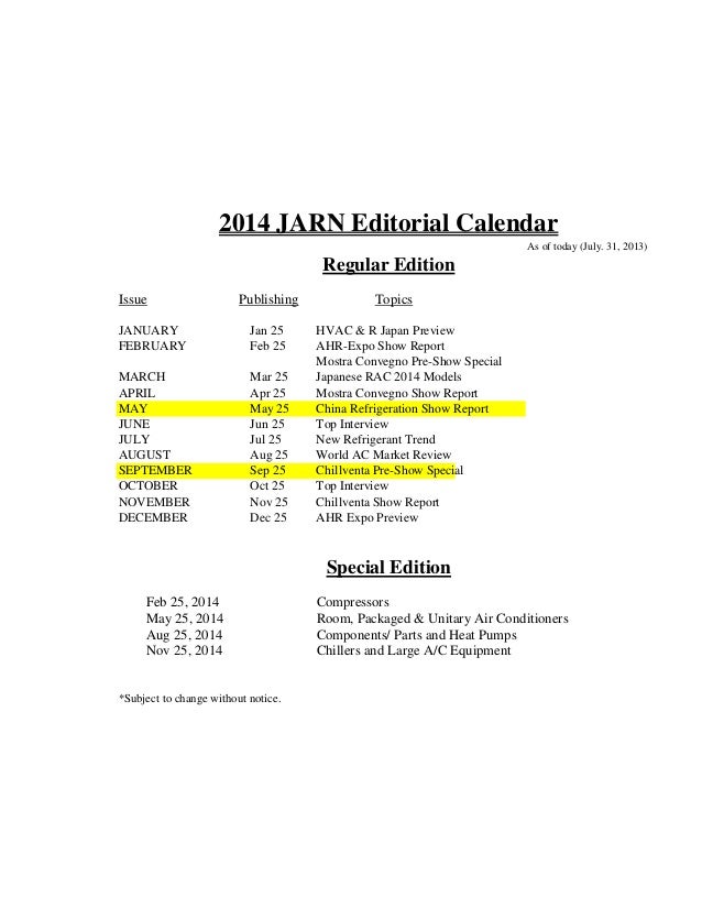 Jarn 14 Calendar Jarn 14 Calendar