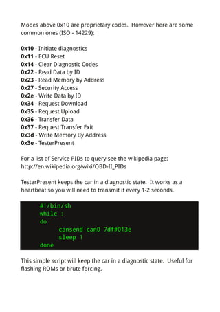 Car hackers handbook | PDF
