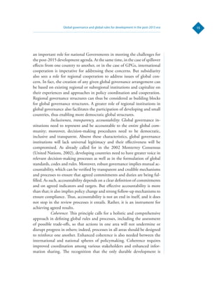 Global governance and global rules for development in the post-2015 era ...