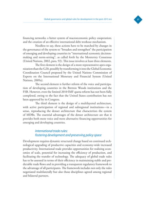 Global governance and global rules for development in the post-2015 era ...