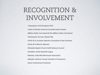 Chick-fil-A Marketing Presentation (Spring 2013)