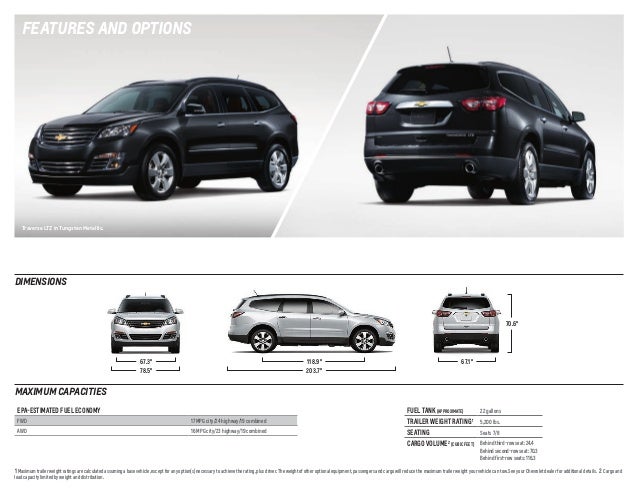 2014 Chevrolet Traverse Information Brochure Mckaig