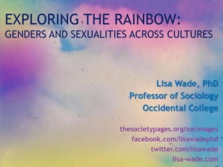 Lisa Wade, PhD
Professor of Sociology
Occidental College
lisa-wade.com
f:/lisawadephd
i:/lisawadephd
t:@lisawade
 
